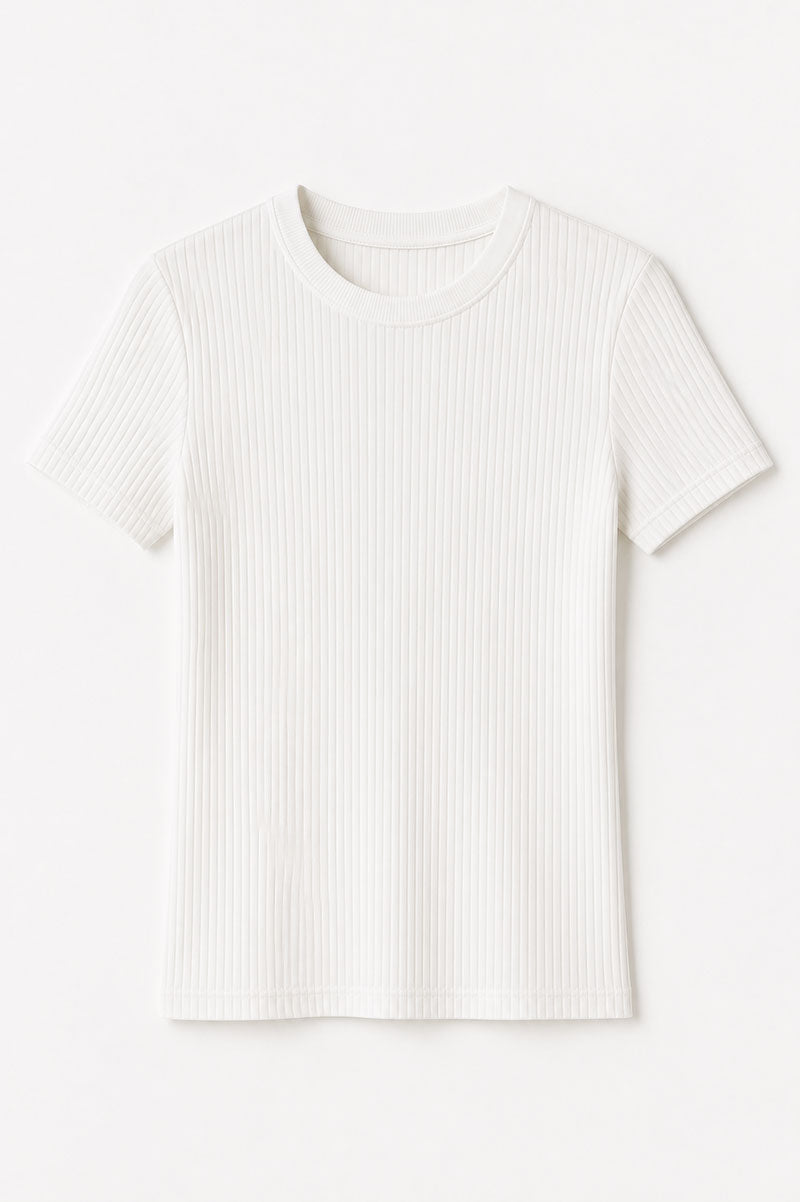 Camiseta de Punto Canalé