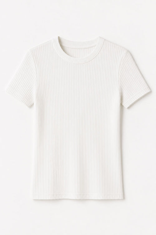 Camiseta de Punto Canalé